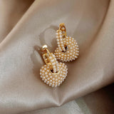Pendientes Yuli Corazón Perla