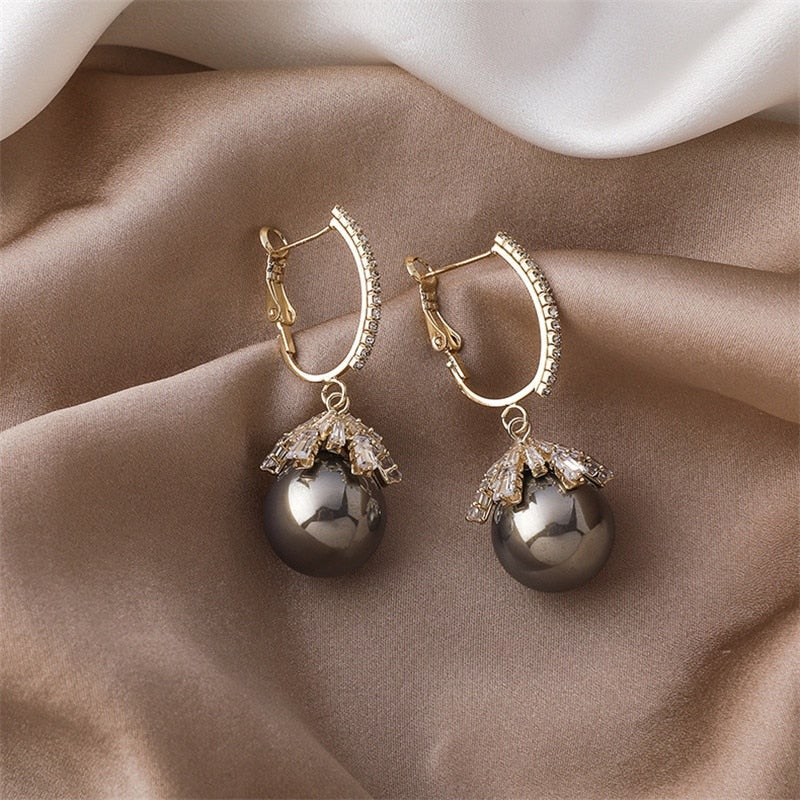 Pendientes Malia con perlas