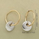 Pendientes elegantes hechos a mano
