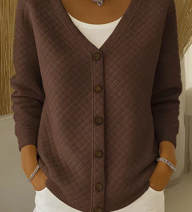 Leonor | Chaqueta de algodón con botones