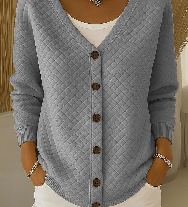 Leonor | Chaqueta de algodón con botones