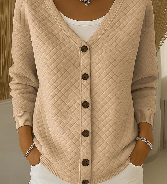 Leonor | Chaqueta de algodón con botones