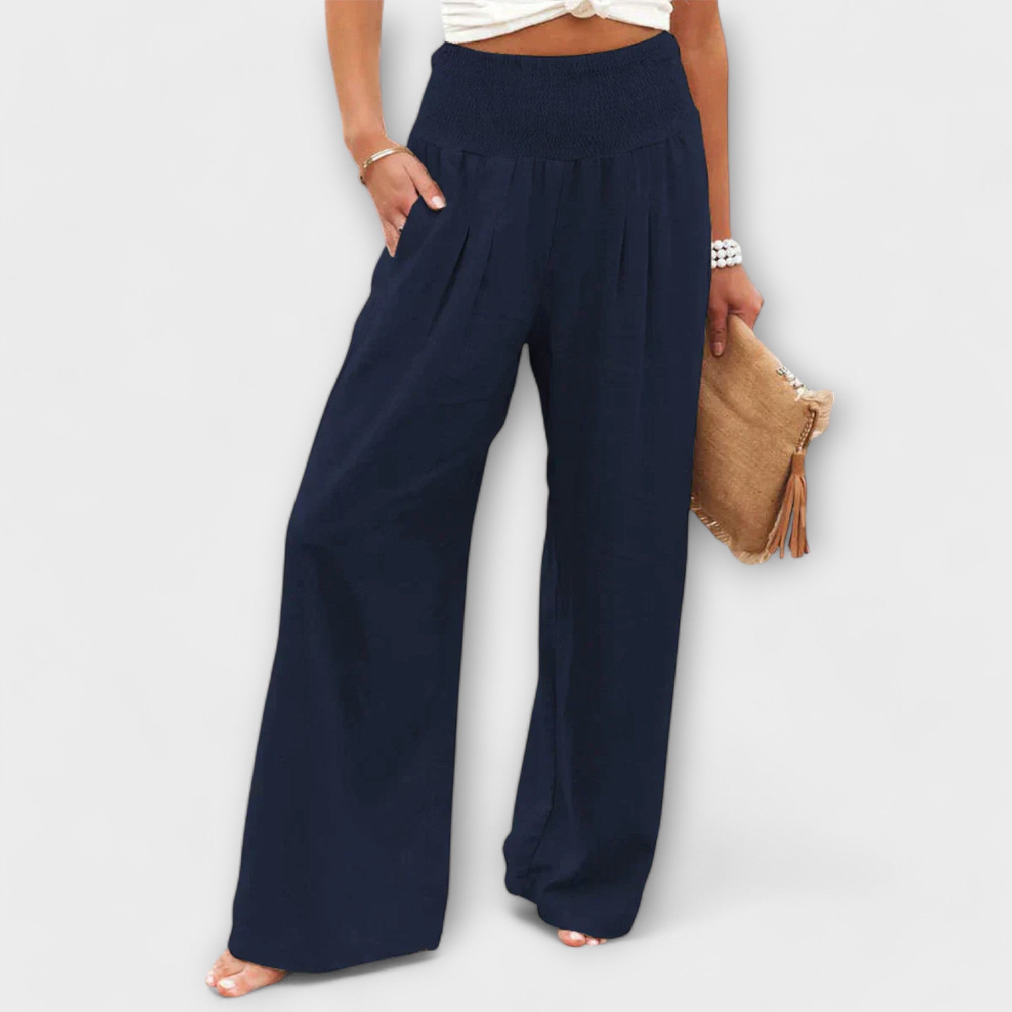 Júlia - Pantalones anchos y elegantes
