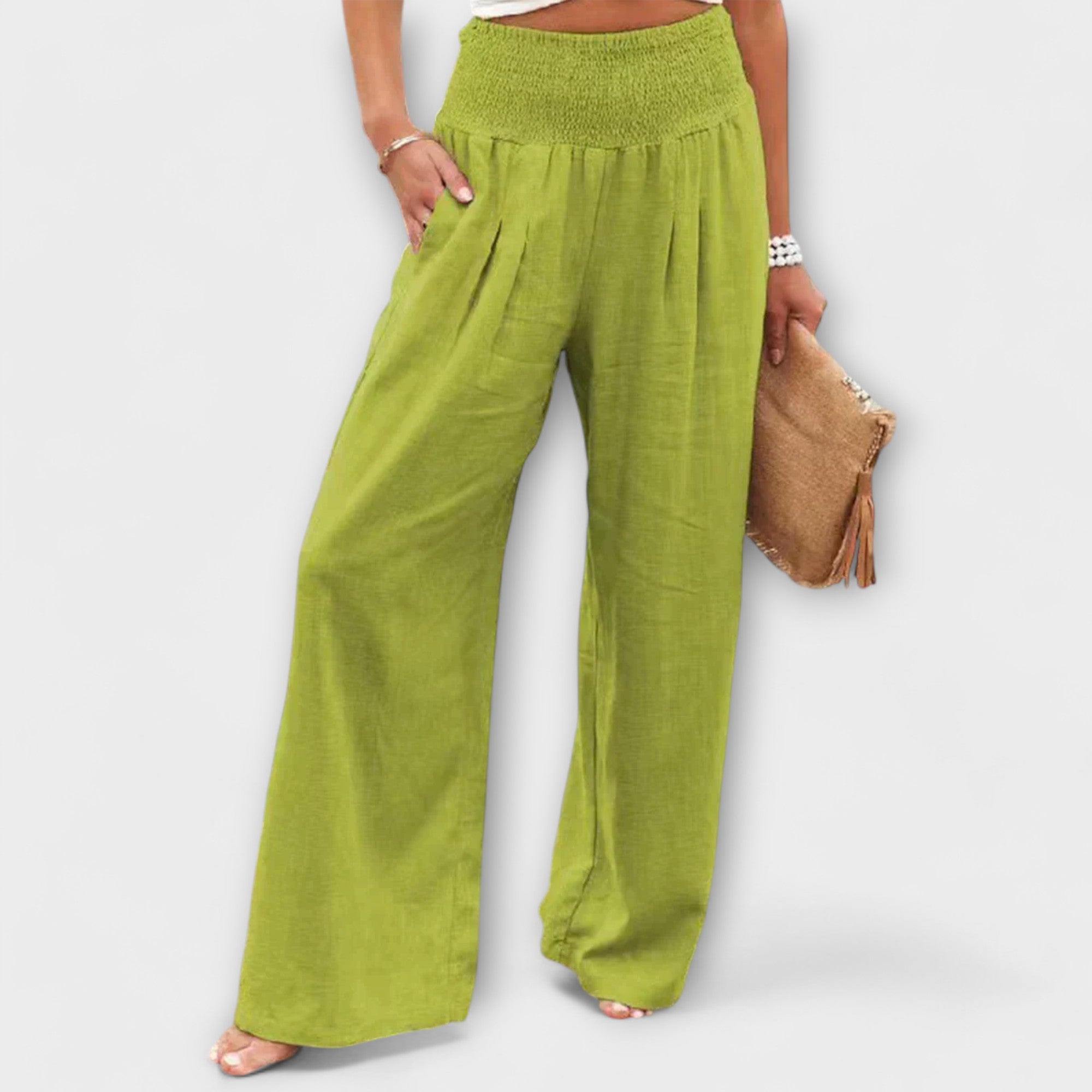 Júlia - Pantalones anchos y elegantes