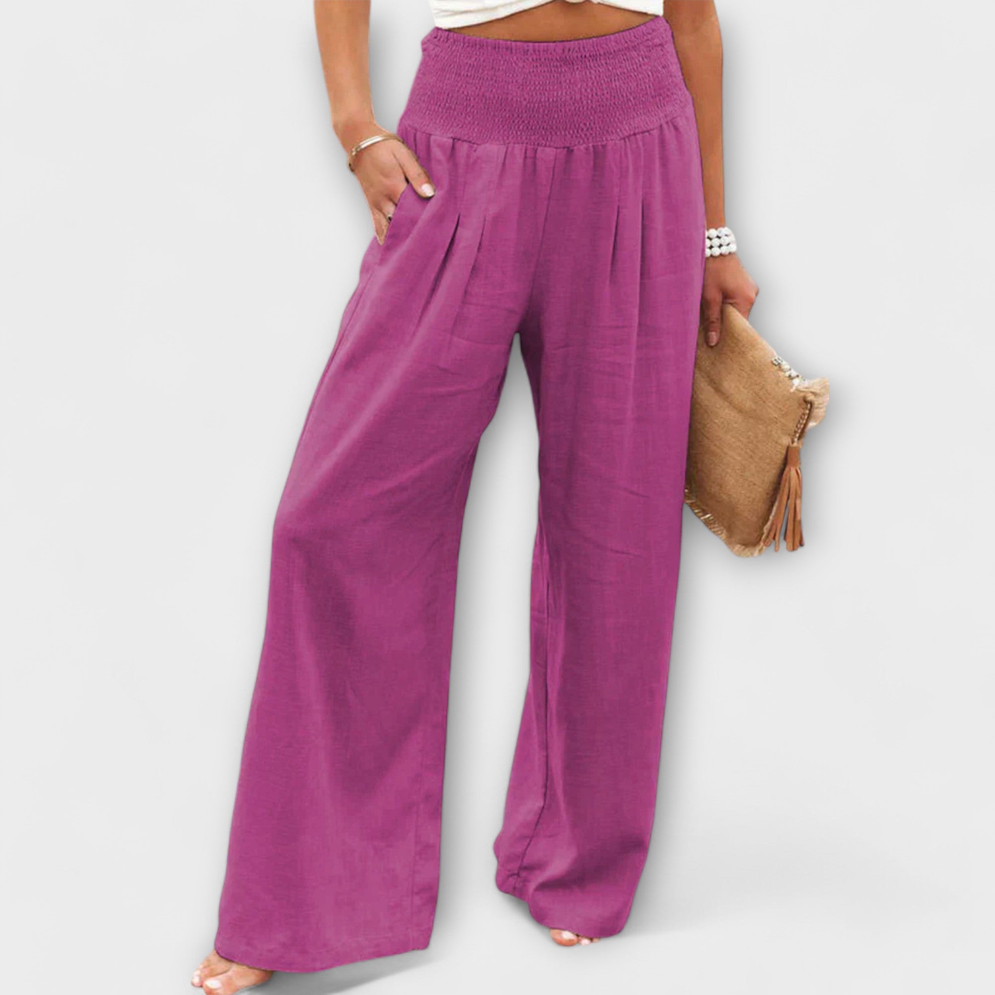 Júlia - Pantalones anchos y elegantes