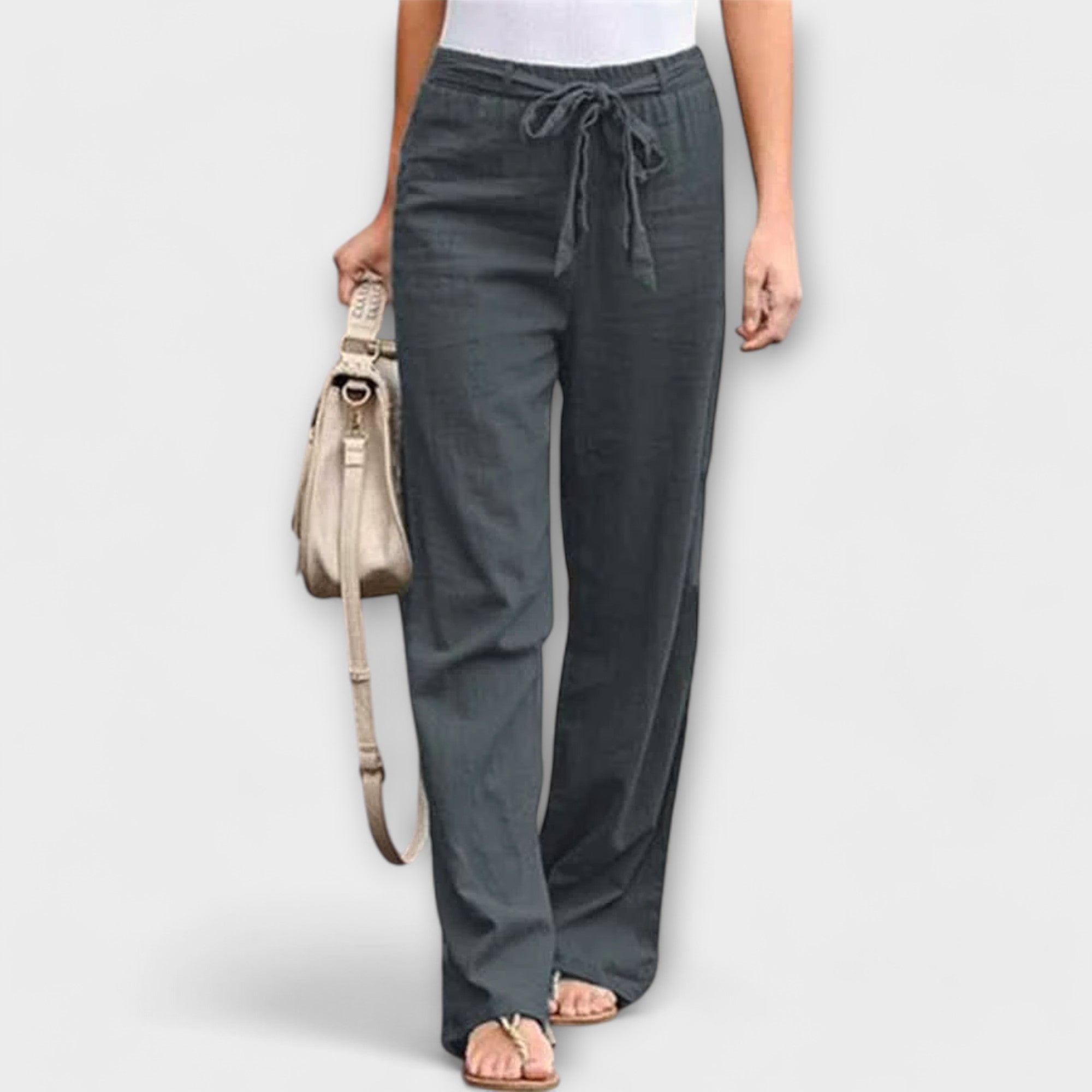 Diana - Pantalones de lino
