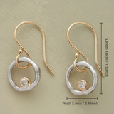Pendientes Vintage en Circonio Laura