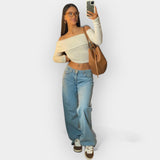 Romana - Jeans de cintura baja