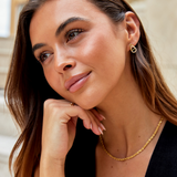 Pendientes Lin Teardrop Link