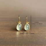 Pendientes Vintage Zelene Mjesečeve