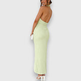 Flora – Vestido sofisticado con espalda descubierta