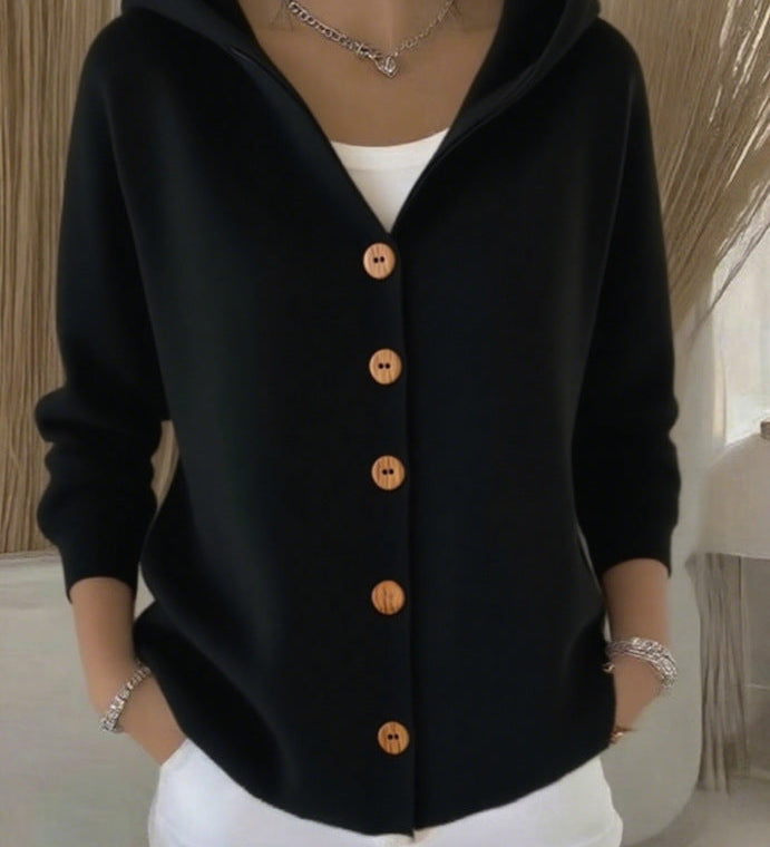 Rocío | Chaqueta de punto con capucha