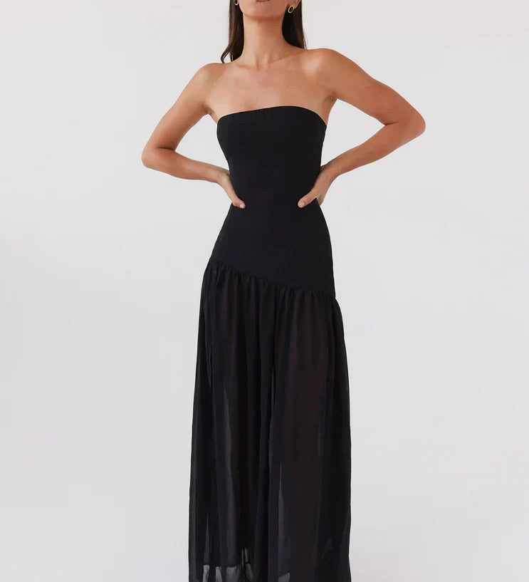 Edina | Maxi Vestido Sin Tirantes