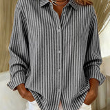 Jimena | Camisa a Rayas con Botones