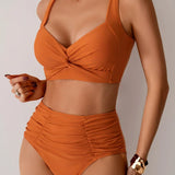 Maria | Conjunto de bikini de verano de talle alto