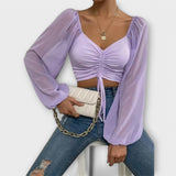 Magdalena – Blusa refinada de corte moderno