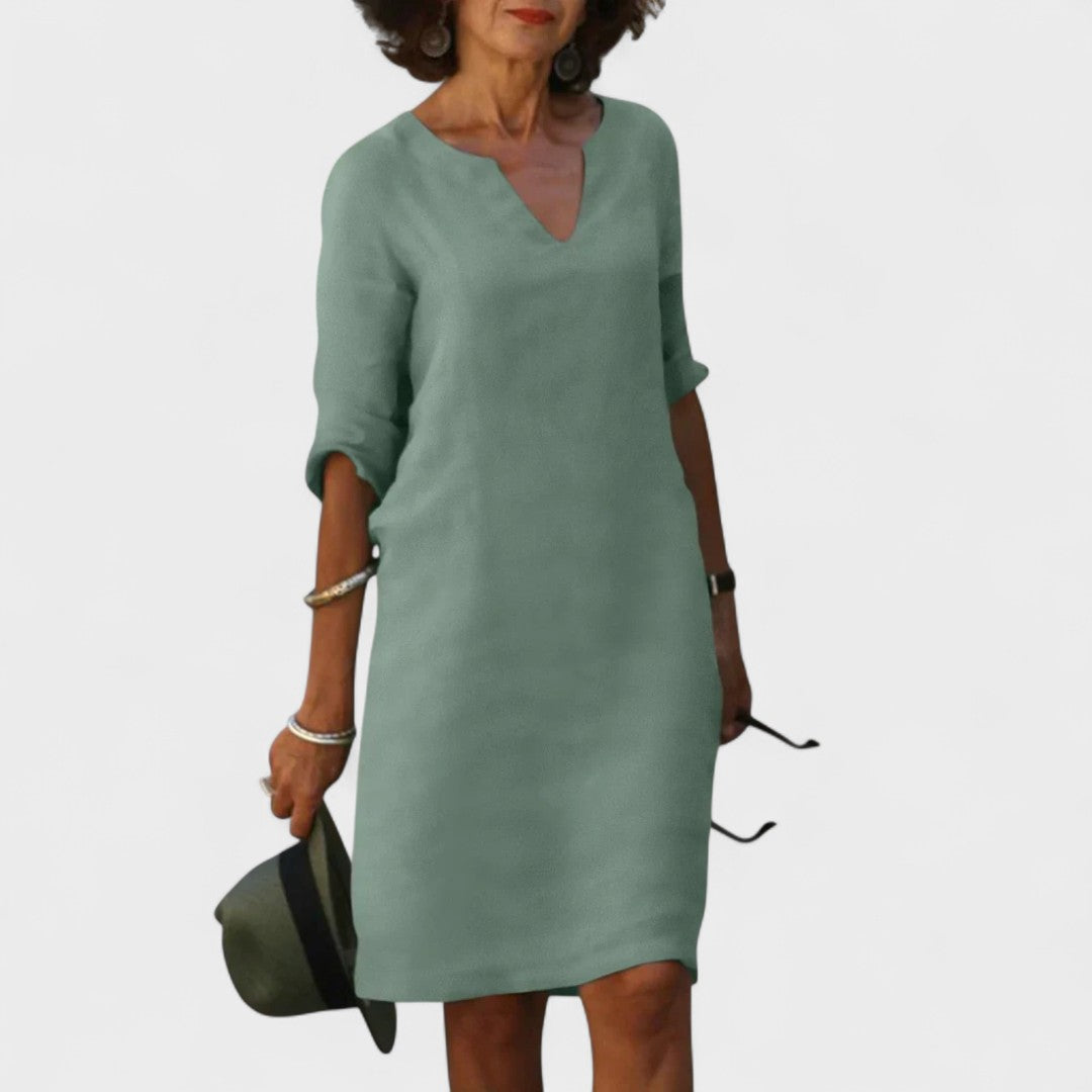 Lana - Vestido con escote en V