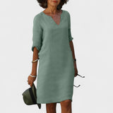 Lana - Vestido con escote en V