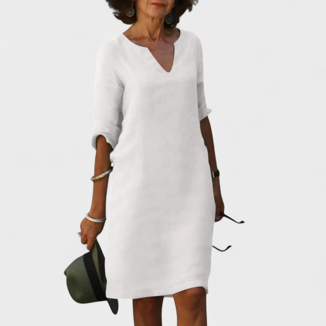 Lana - Vestido con escote en V