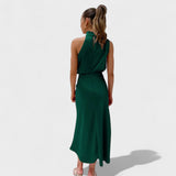 Alda - Vestido Elegante de Satén
