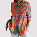 Anka – Blusa ligera en tonos coloridos