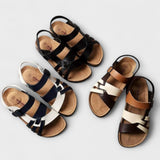 Martina - Sandalias de Cuero de Lujo