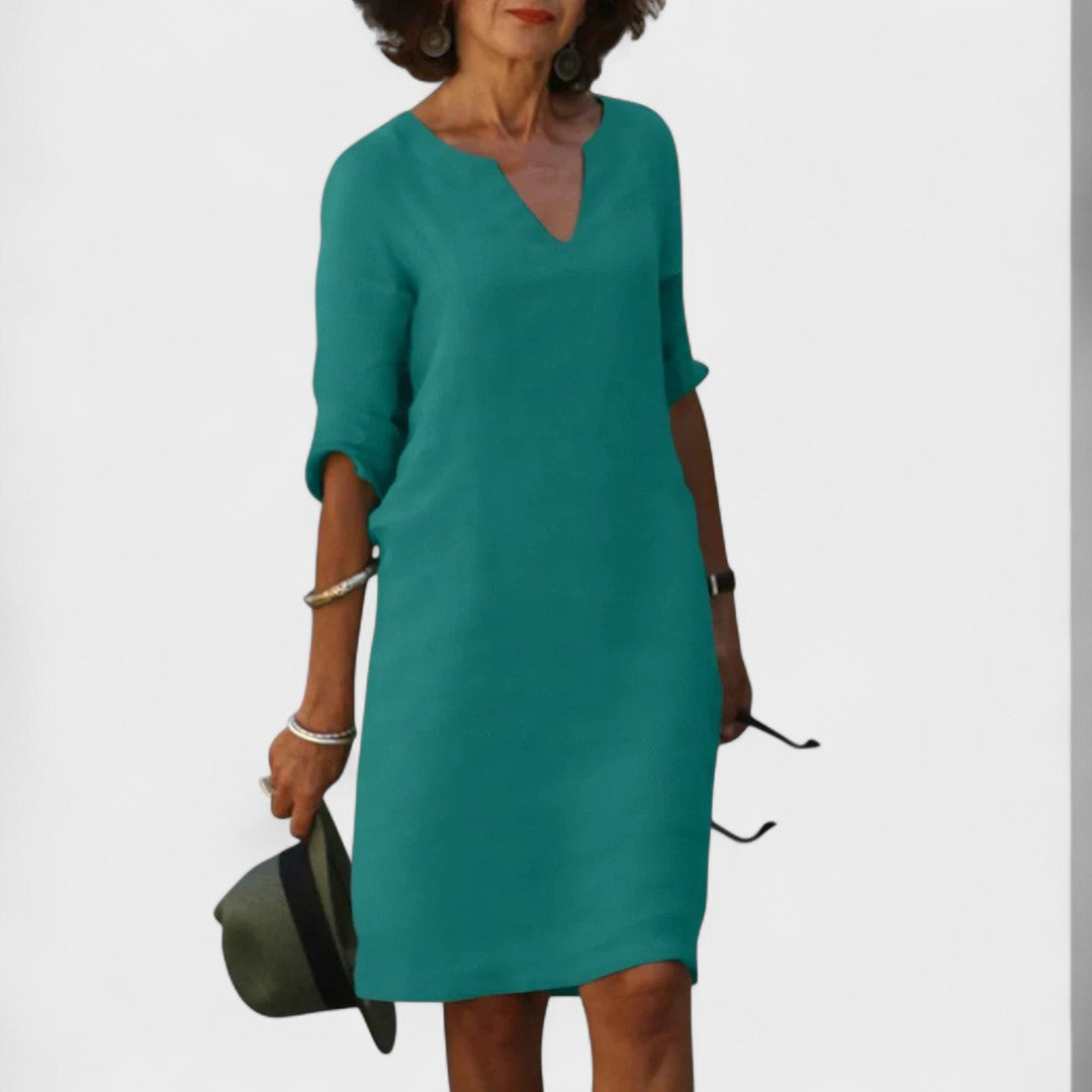 Lana - Vestido con escote en V