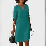 Lana - Vestido con escote en V