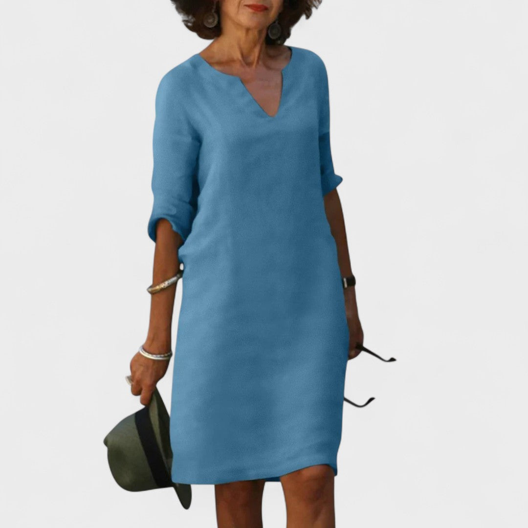 Lana - Vestido con escote en V