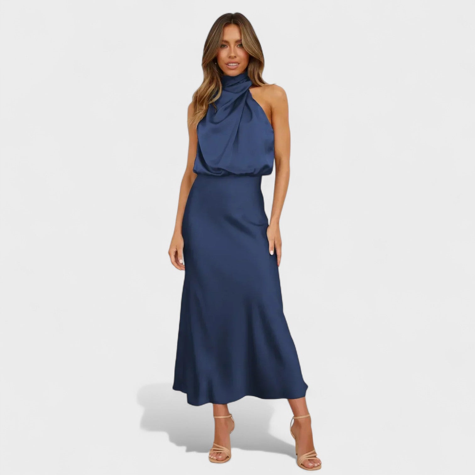 Alda - Vestido Elegante de Satén