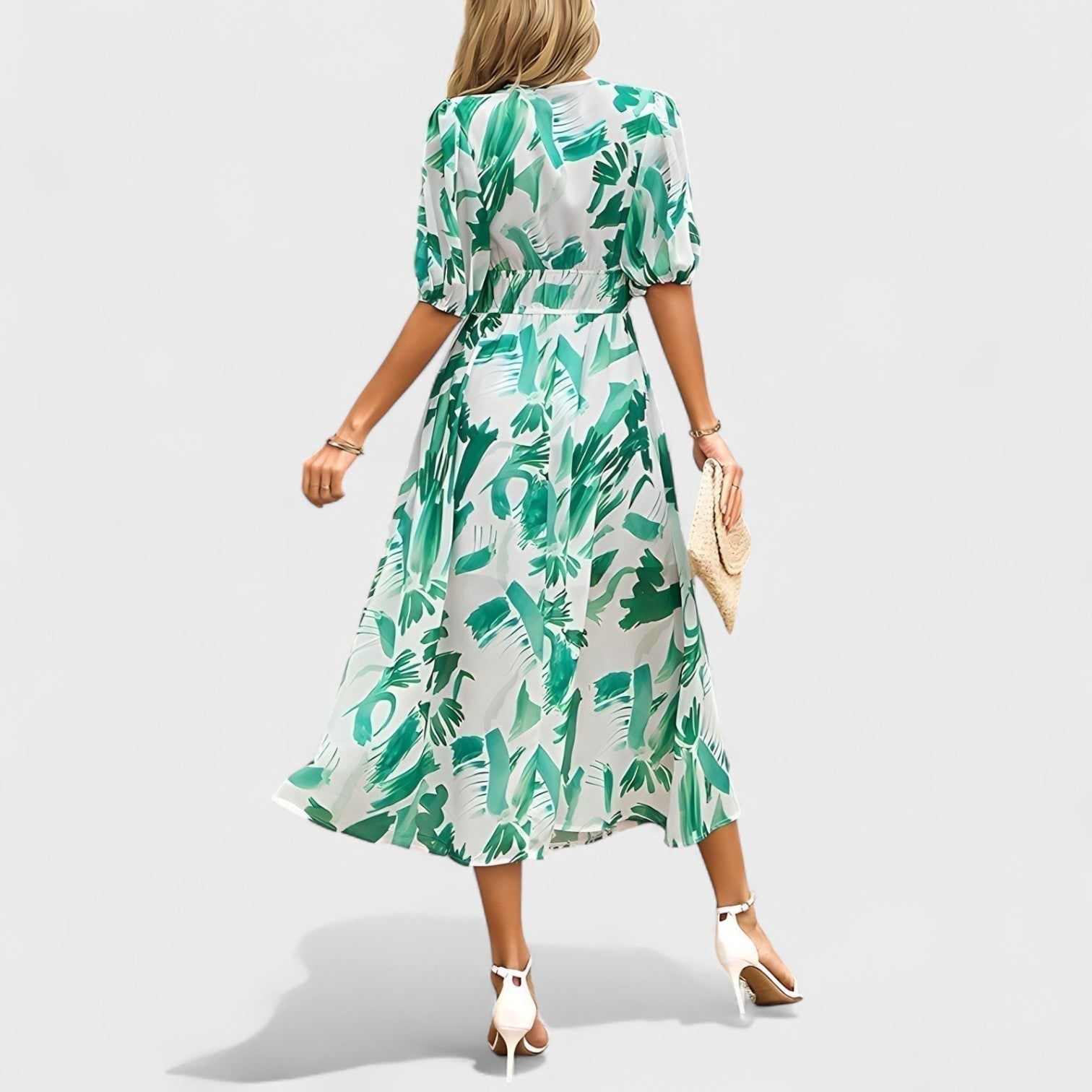 Clara – Vestido Elegante de Flores