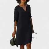 Lana - Vestido con escote en V