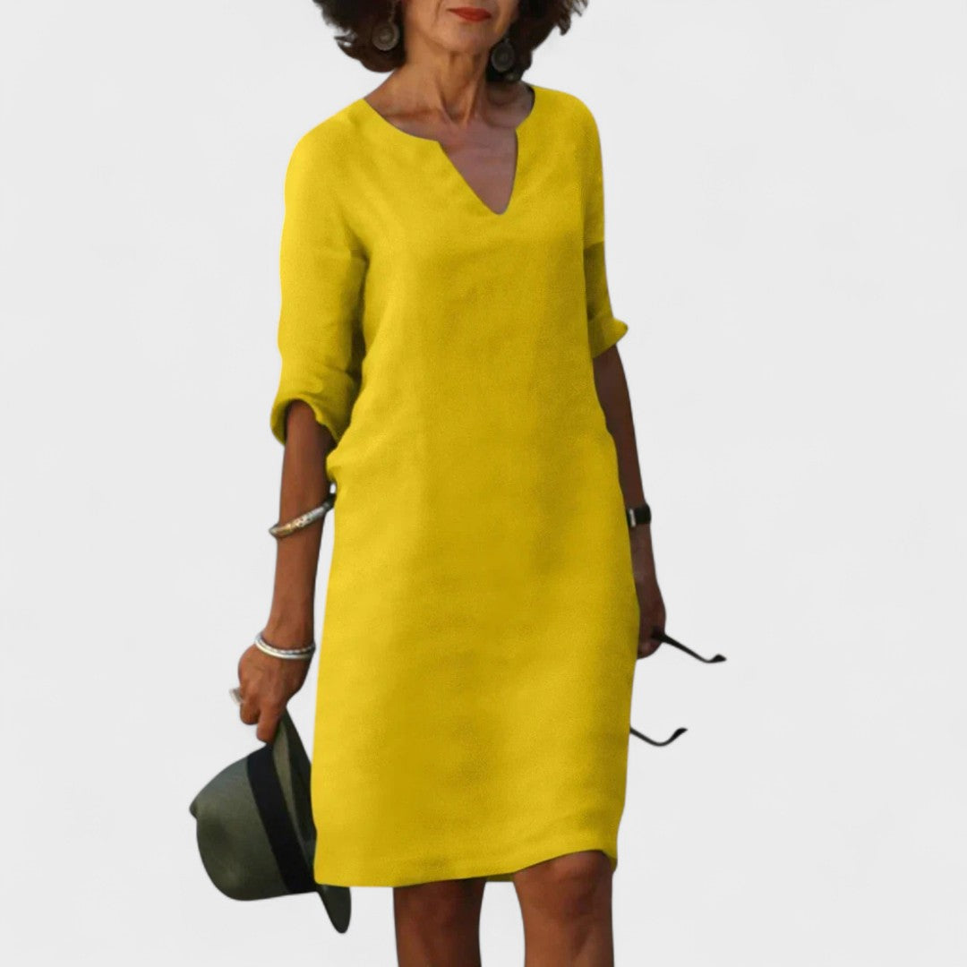Lana - Vestido con escote en V
