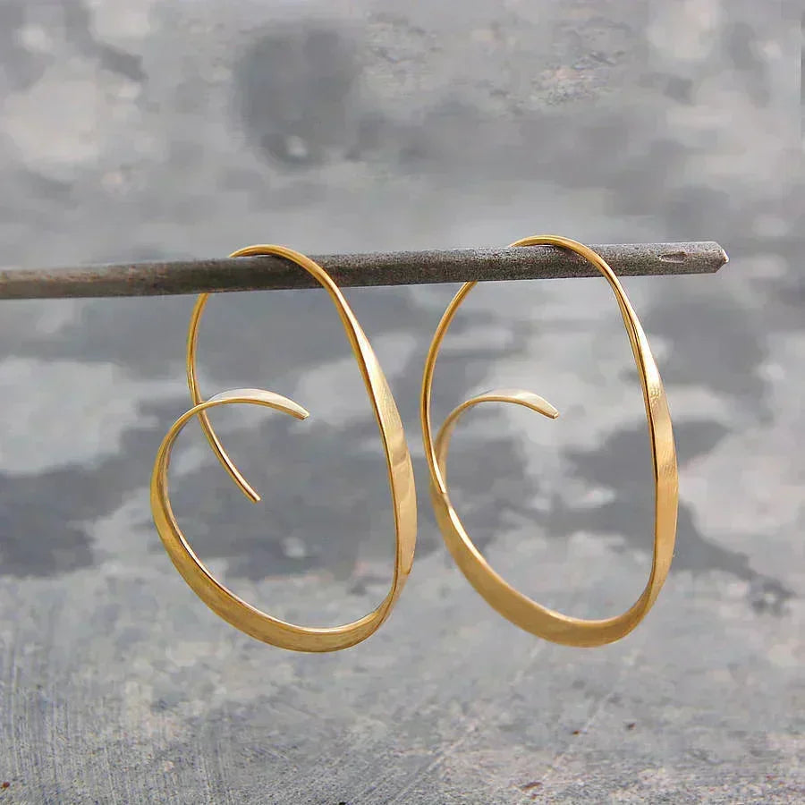 Pendientes de Oro en Espiral