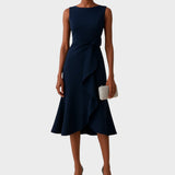 Antonija – Vestido de noche elegante con detalle de lazo