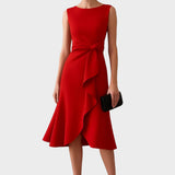 Antonija – Vestido de noche elegante con detalle de lazo