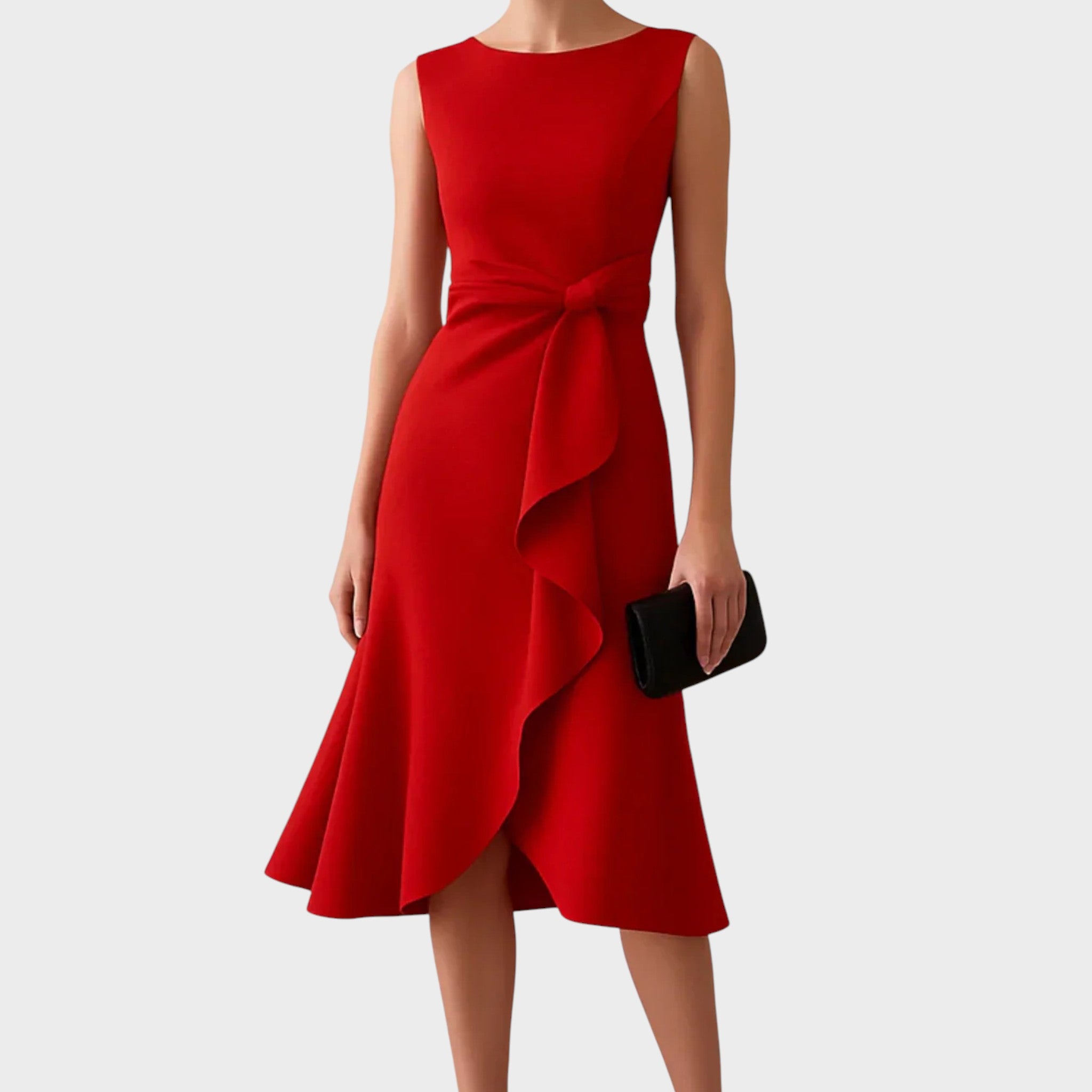 Antonija – Vestido de noche elegante con detalle de lazo