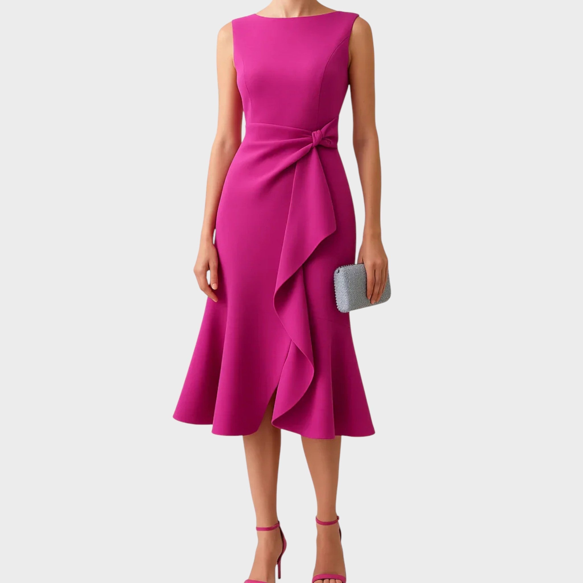 Antonija – Vestido de noche elegante con detalle de lazo