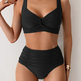 Maria | Conjunto de bikini de verano de talle alto