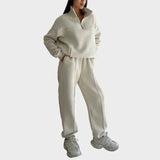 Senna - Conjunto de lounge deportivo con cuello de cremallera