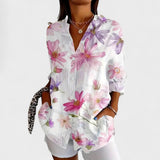 Antonija - Blusa con Motivo Colorido