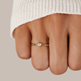 Amore - Anillo de Cristal en Forma de Corazón