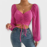 Magdalena – Blusa refinada de corte moderno