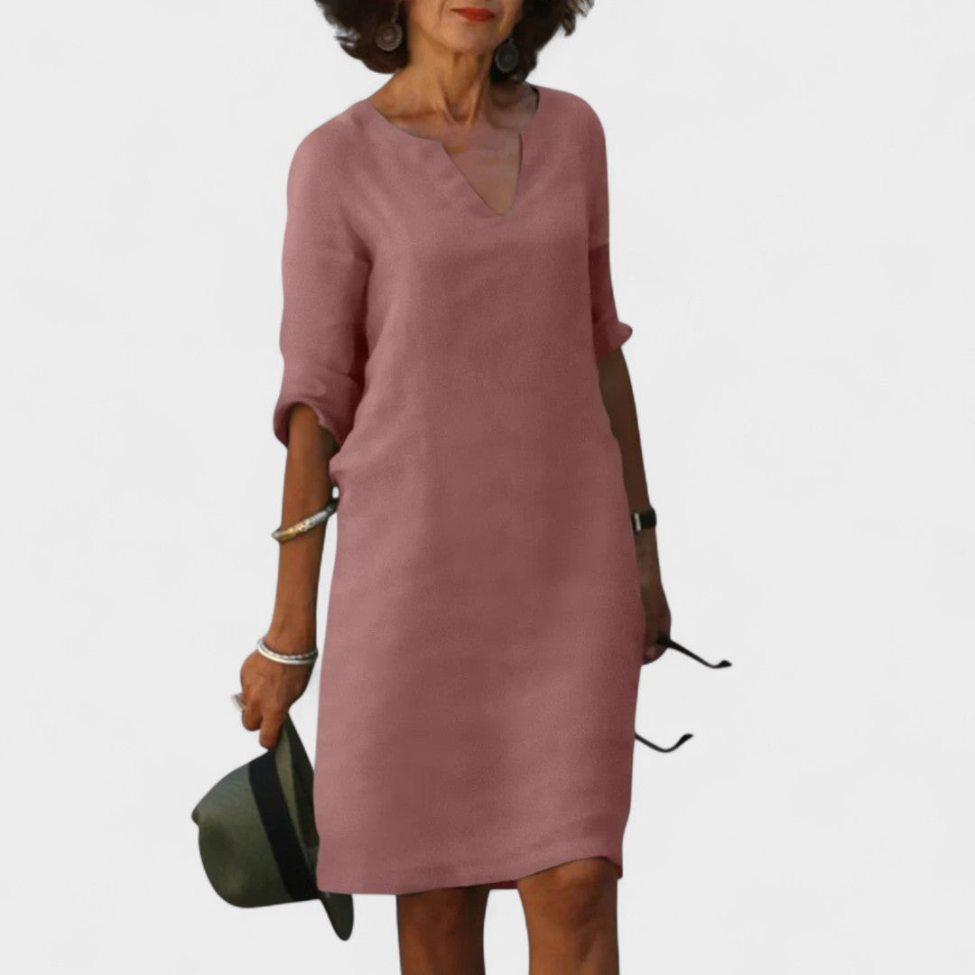 Lana - Vestido con escote en V