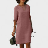 Lana - Vestido con escote en V