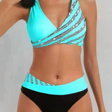 Mona | Bikini con motivo en tonalidades cálidas
