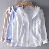 Julija - Blusa de Algodón con Capucha