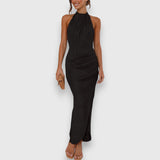 Flora – Vestido sofisticado con espalda descubierta