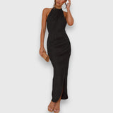 Flora – Vestido sofisticado con espalda descubierta