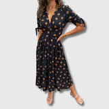 Monique – Vestido vintage de mujer con lunares